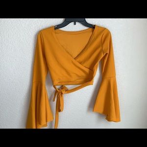 Boohoo tie around top